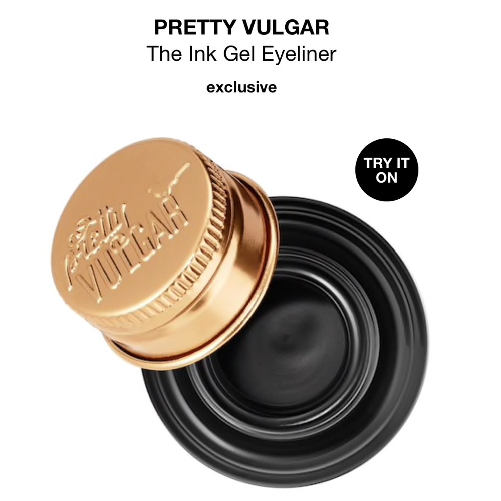 NEW PRETTY VULGAR The Ink Gel Eyeliner & brush set